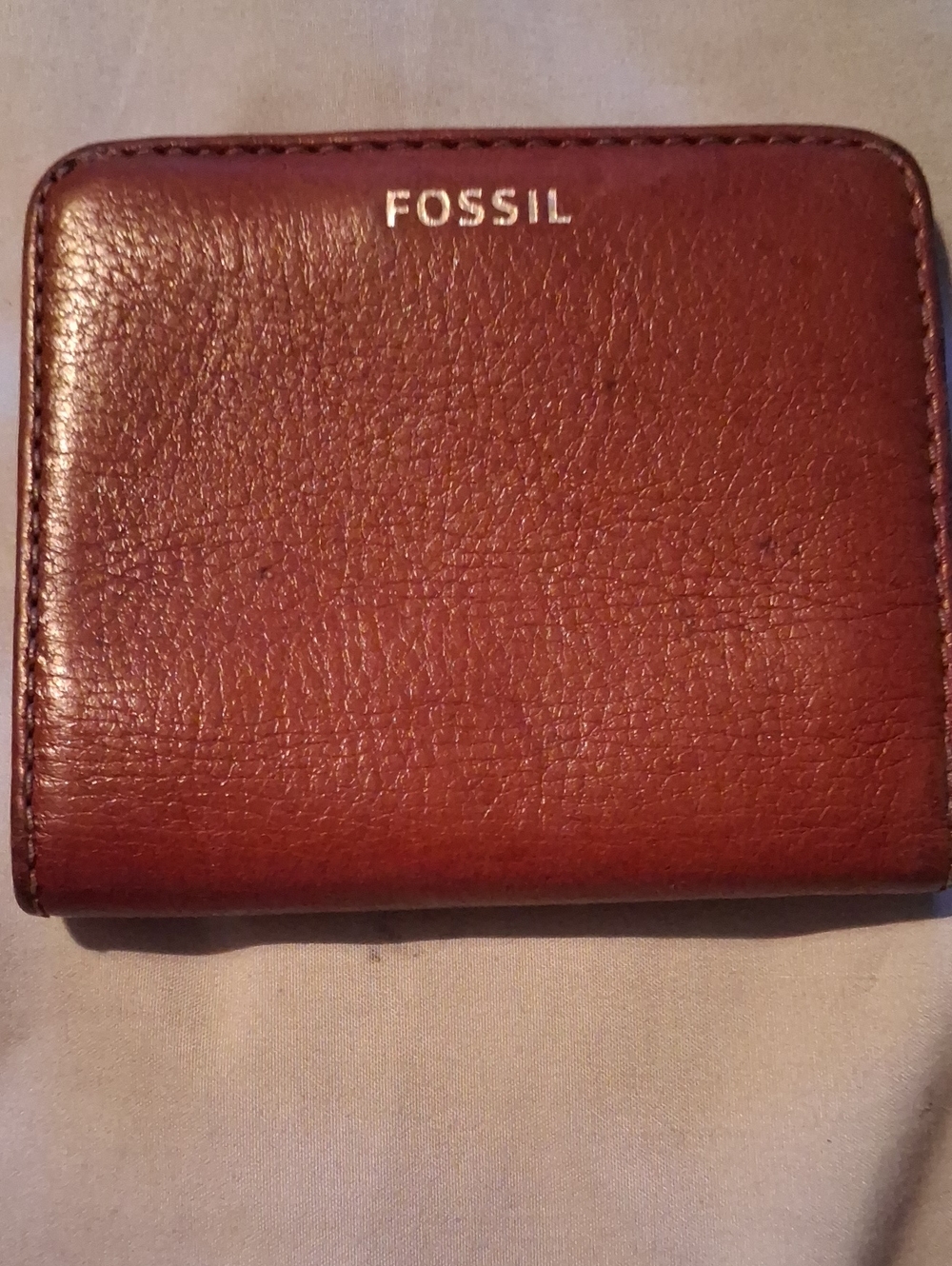 Fossil Men's Leather Bifold Wallet - Brown